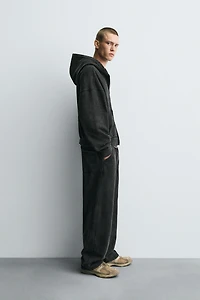 PANTALON DE JOGGING COUPE DÉCONTRACTÉE DÉLAVÉ