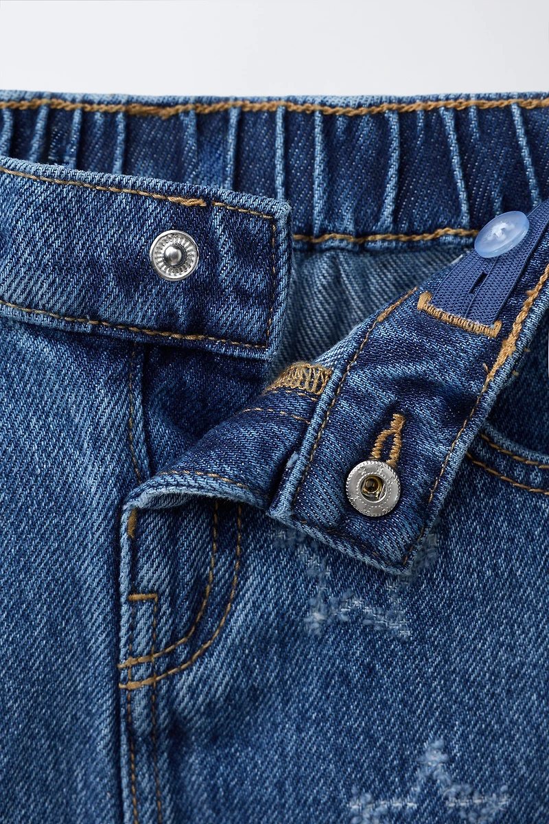 JUPE EN DENIM ÉTOILES