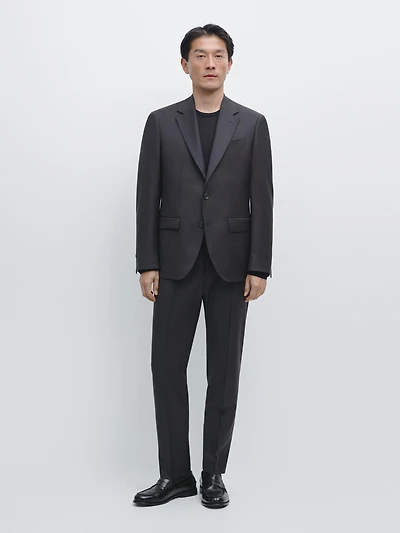 Cool wool suit pants