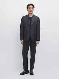 Cool wool suit pants