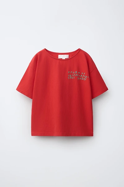 CLARA CEBRIAN © EMBROIDERED T-SHIRT