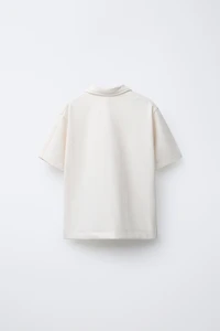 COTTON POLO SHIRT AND BERMUDA SHORTS SET