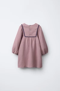RUSTIC EMBROIDERED DRESS