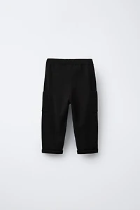 KNIT CARGO PANTS