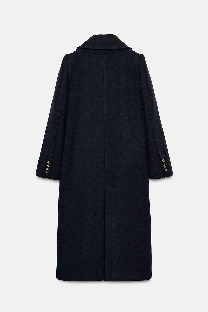 LONG WOOL BLEND COAT ZW COLLECTION