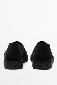 Leather espadrilles