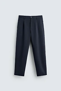 STRAIGHT FIT STRETCH PANTS