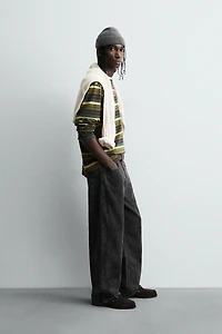 PANTALON COUPE BAGGY IMPRIMÉ DÉLAVÉ