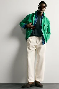 COTTON LINEN REGULAR FIT OVERSHIRT