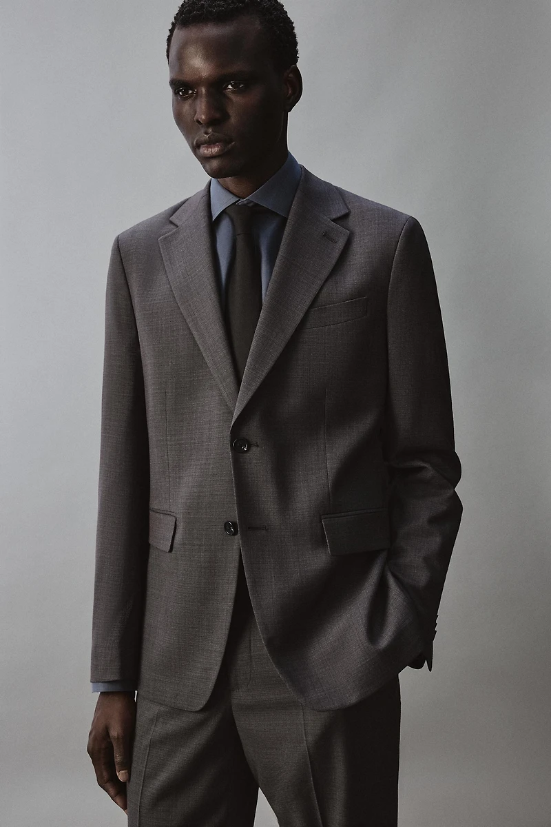 VESTE DE COSTUME STRUCTURÉE