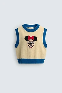 MINNIE MOUSE KNIT VEST HARRY LAMBERT FOR ZARA X DISNEY