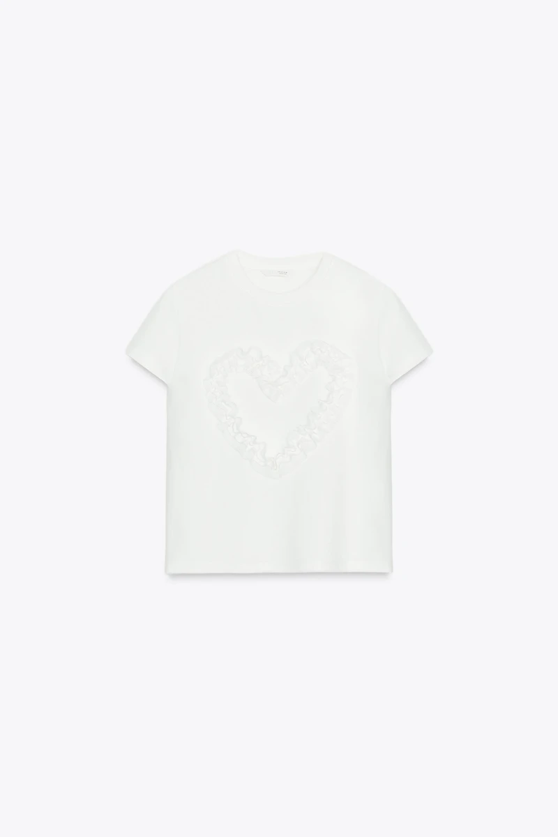 RAISED HEART T-SHIRT