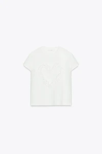 RAISED HEART T-SHIRT