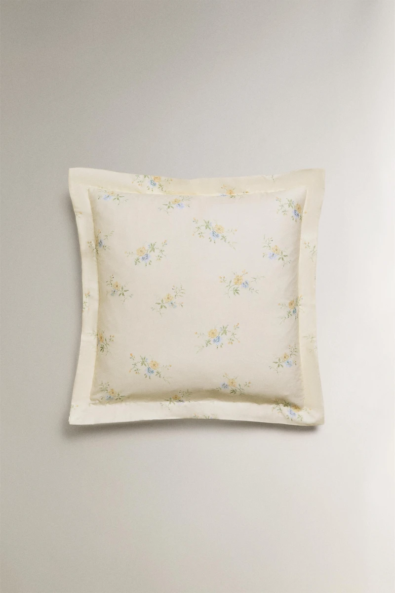FLORAL BOUQUET SATEEN PILLOWCASE