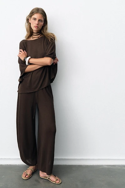 SHORT SLEEVE RUSTIC TOP