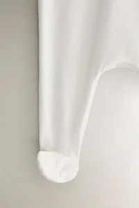 VELOUR BABY ROMPER