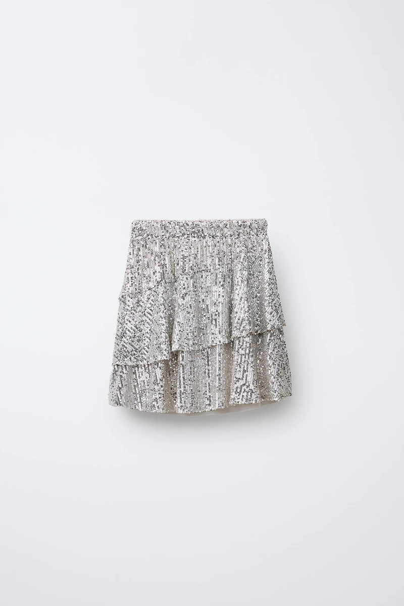 SEQUIN MINI SKIRT
