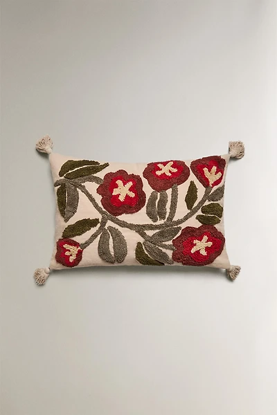 TUFTING THROW PILLOW COVER