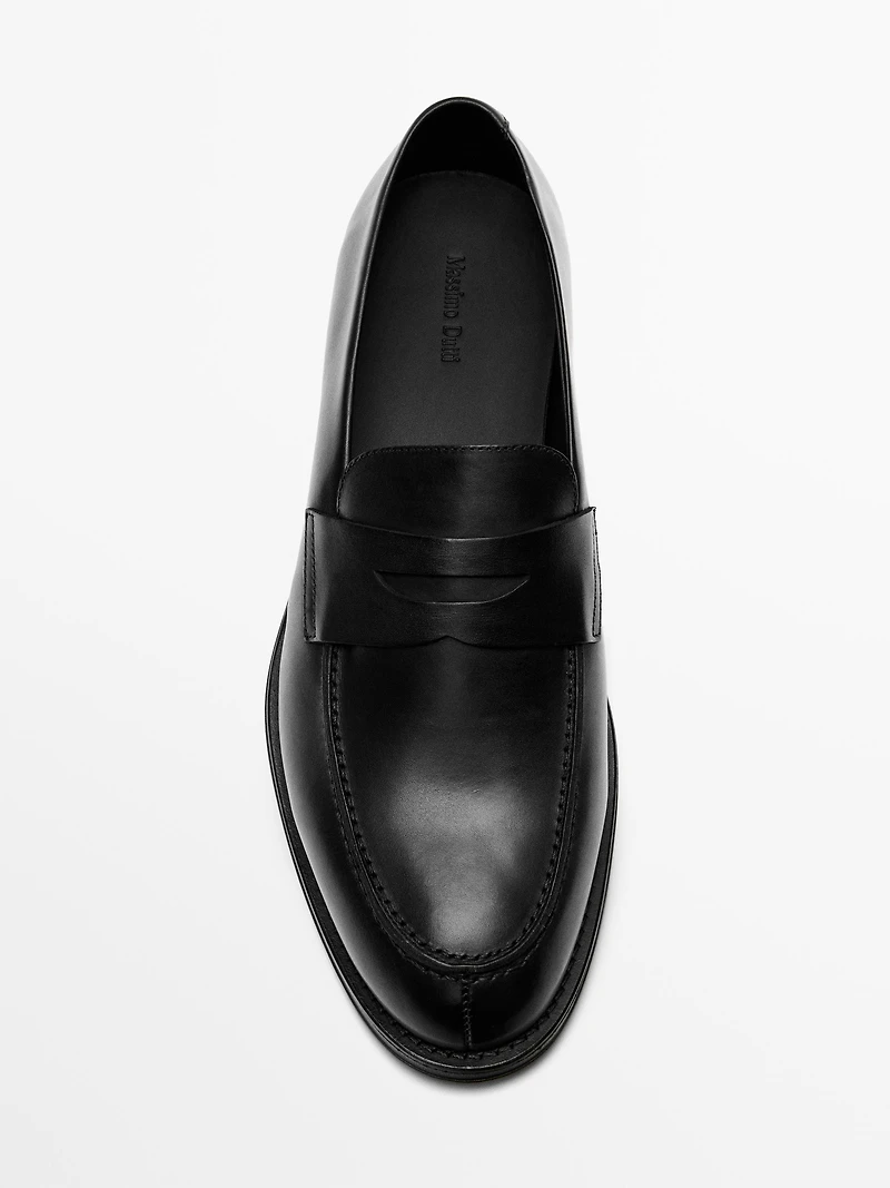 Smart leather loafers