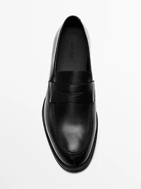 Smart leather loafers
