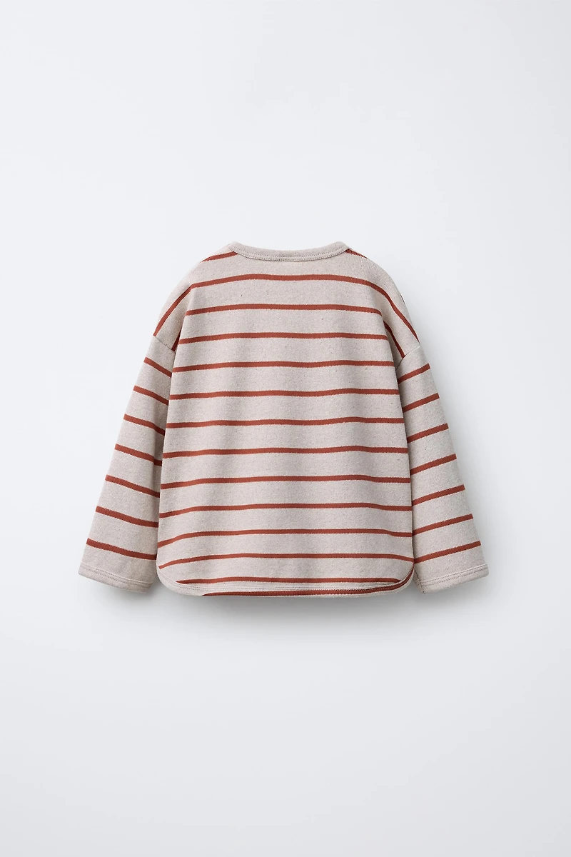 SOFT TOUCH STRIPED T-SHIRT