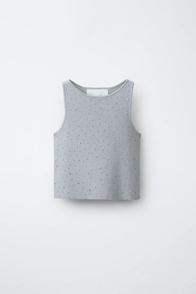 SHINY KNIT TOP