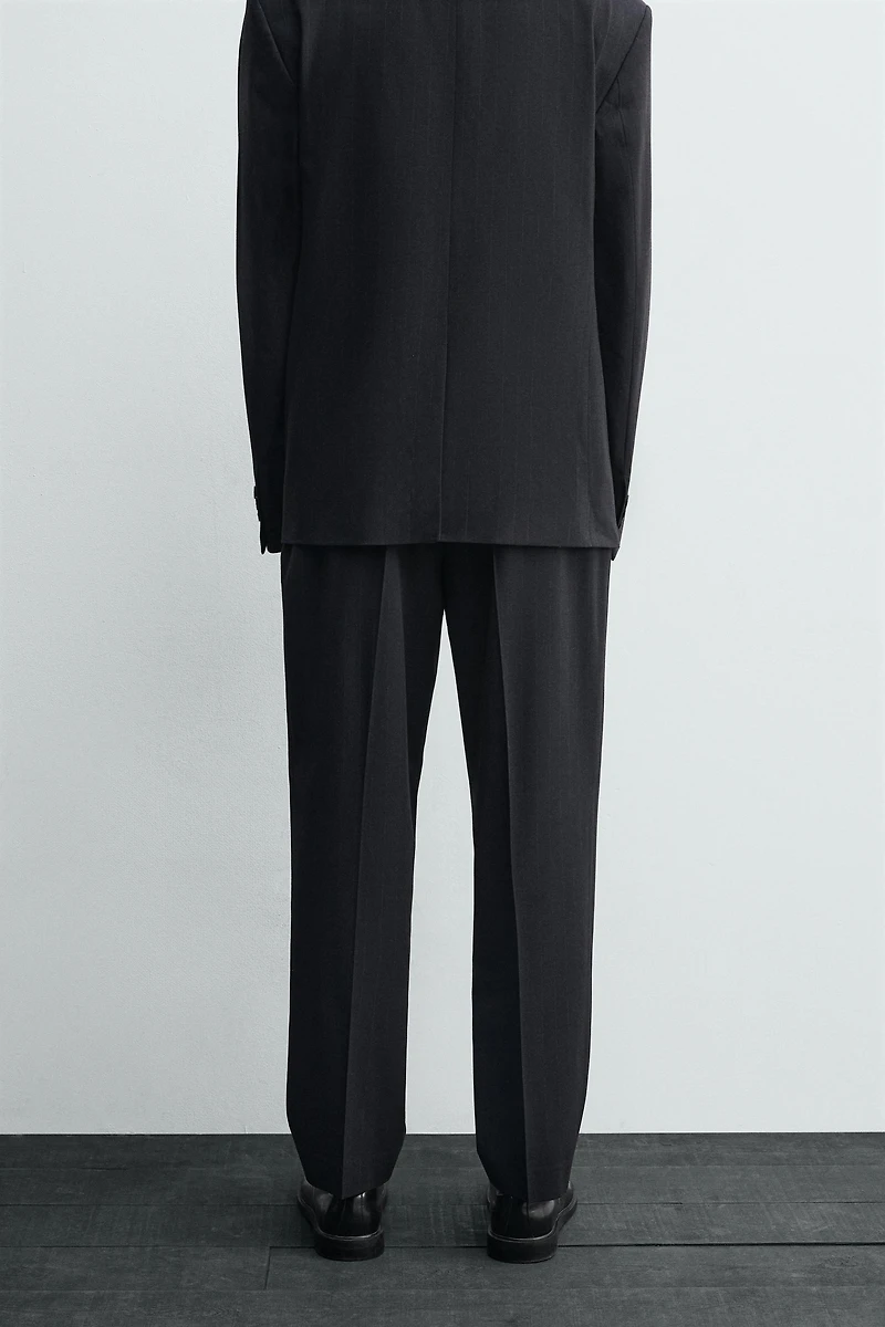 PINSTRIPE SUIT PANTS