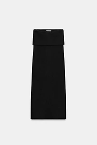 RIBBED RUSTIC SKIRT