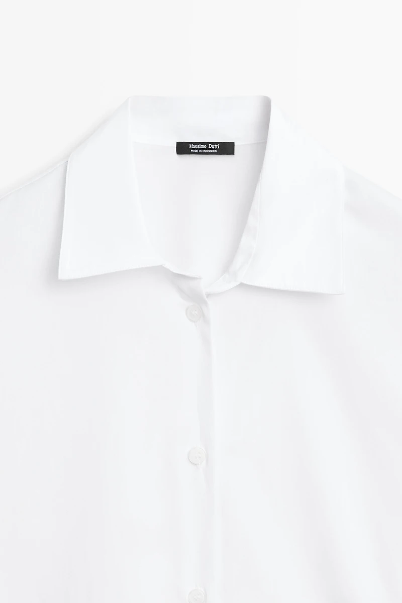 100% cotton poplin shirt