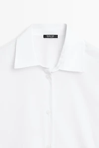 100% cotton poplin shirt