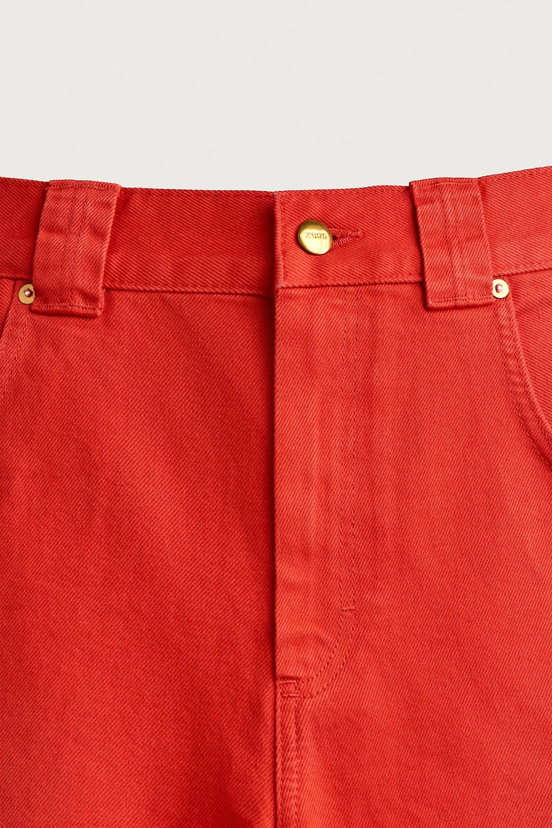 RELAXED FIT COTTON SHORTS
