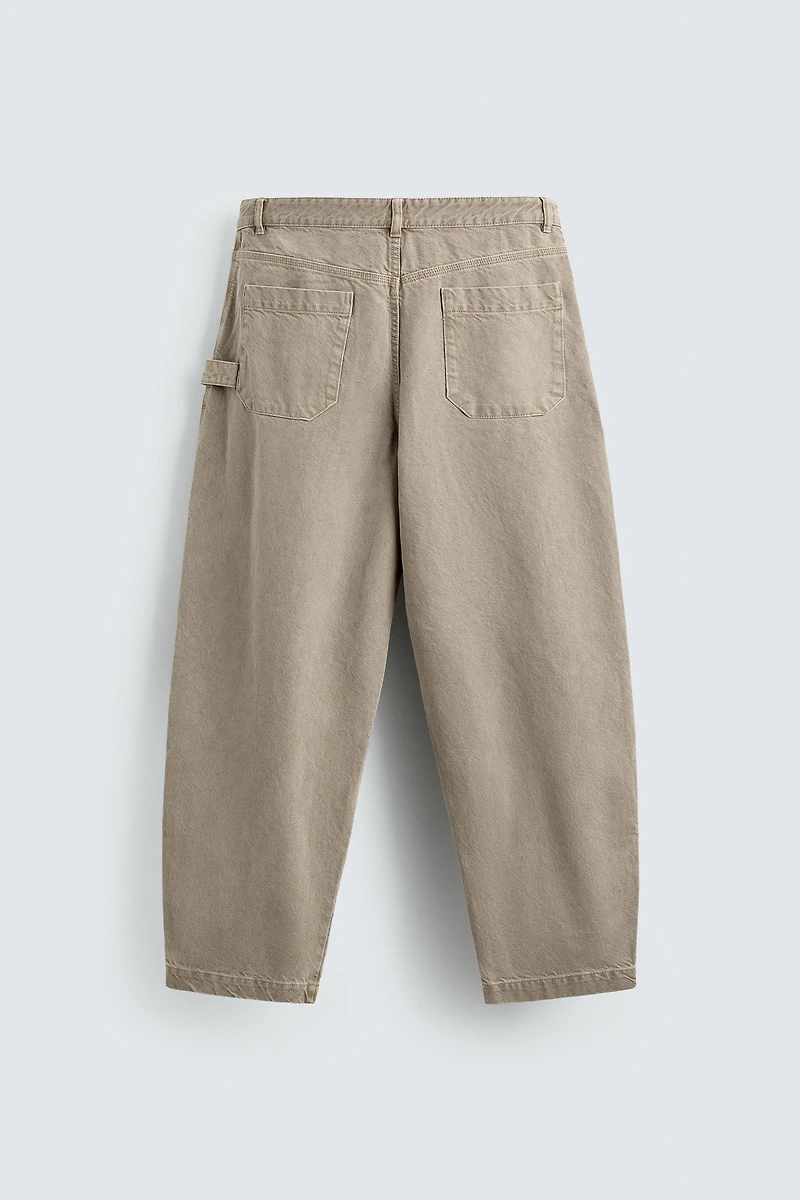 PANTALON BALLOON FIT DÉLAVÉ