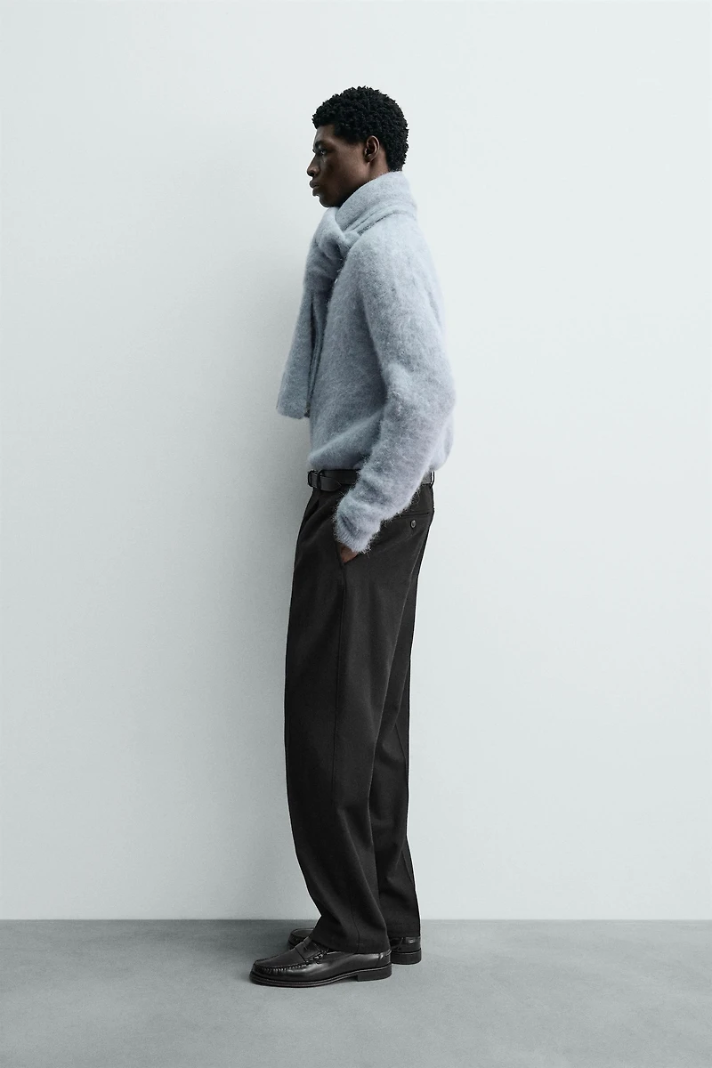 PANTALON PLIS FLANELLE