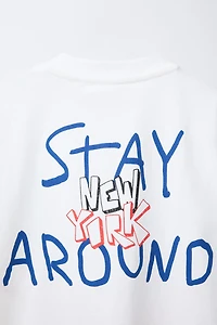 T-SHIRT IMPRIMÉ GRAFFITI