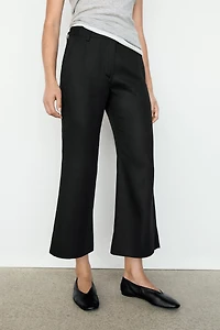 Cropped flare pants