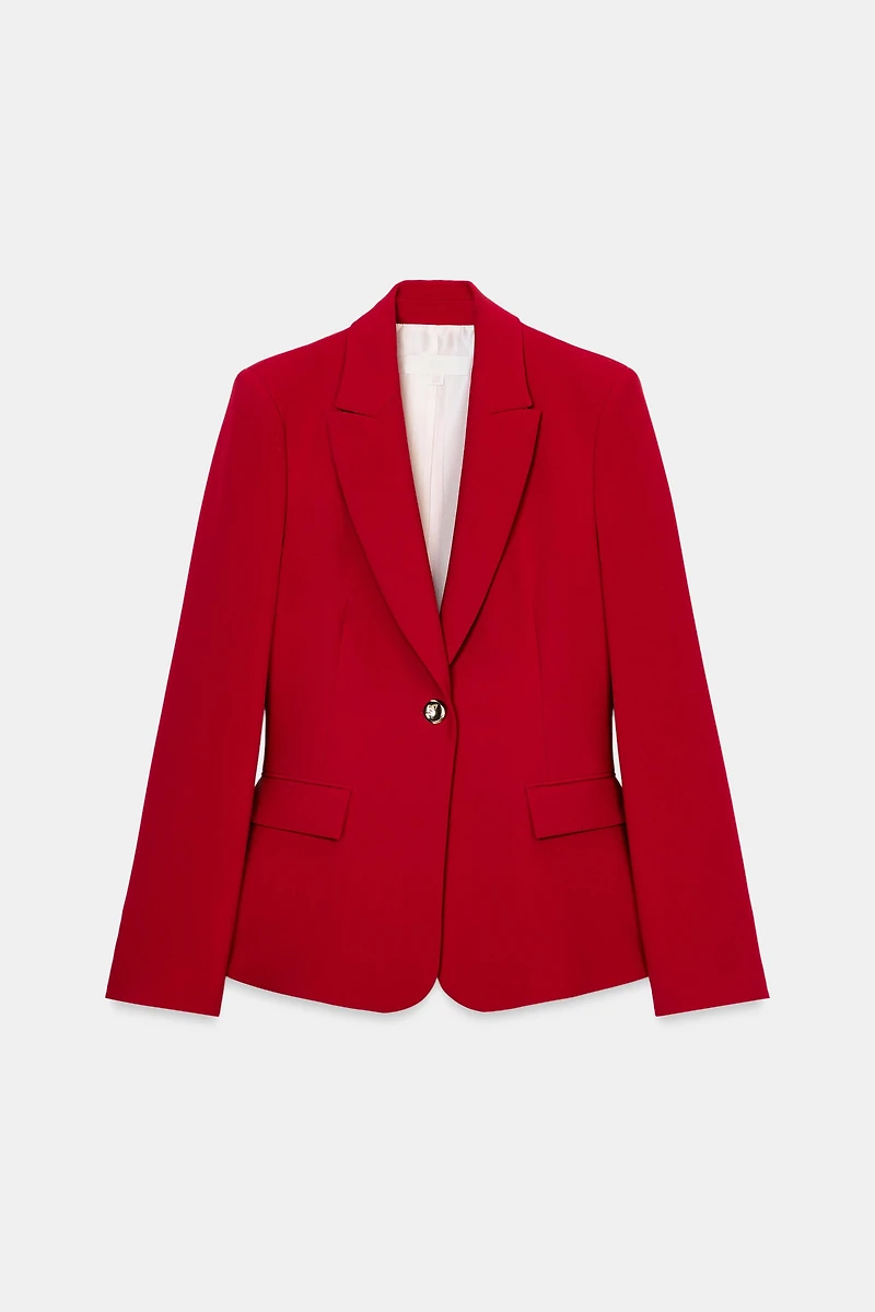 TAILORED BLAZER WITH SHOULDER PADS