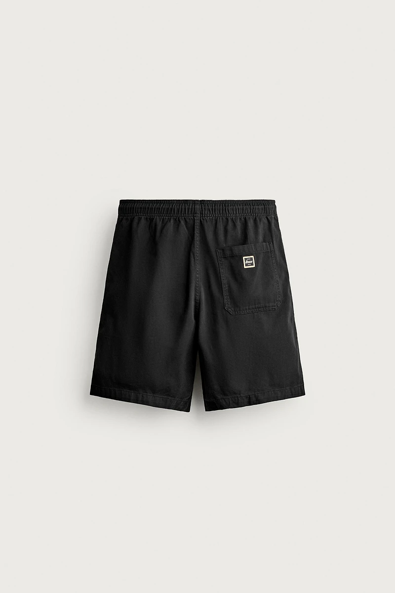 WASHED RELAXED FIT SHORTS
