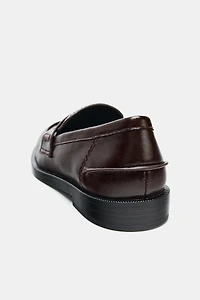 PATENT FINISH PENNY LOAFERS