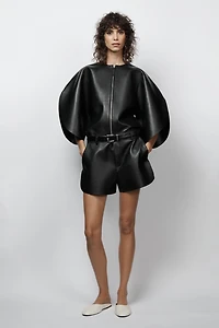 ZW COLLECTION LIMITED EDITION LEATHER SHORTS