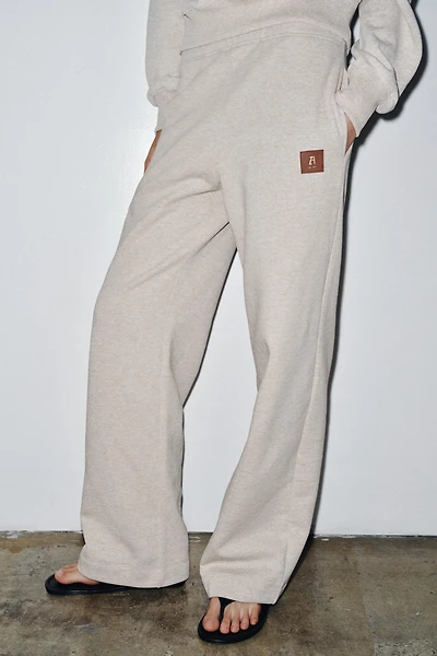 LABEL FLEECE PANTS