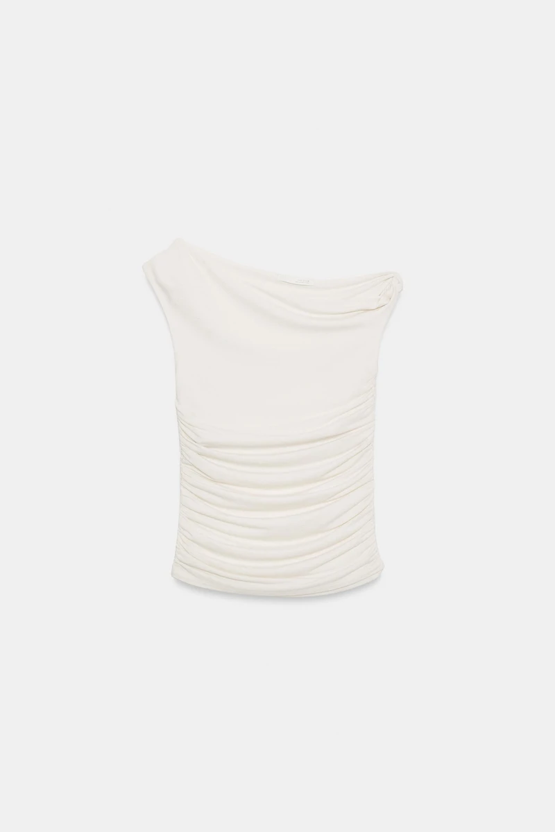 DRAPED ASYMMETRIC TOP