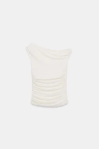 DRAPED ASYMMETRIC TOP