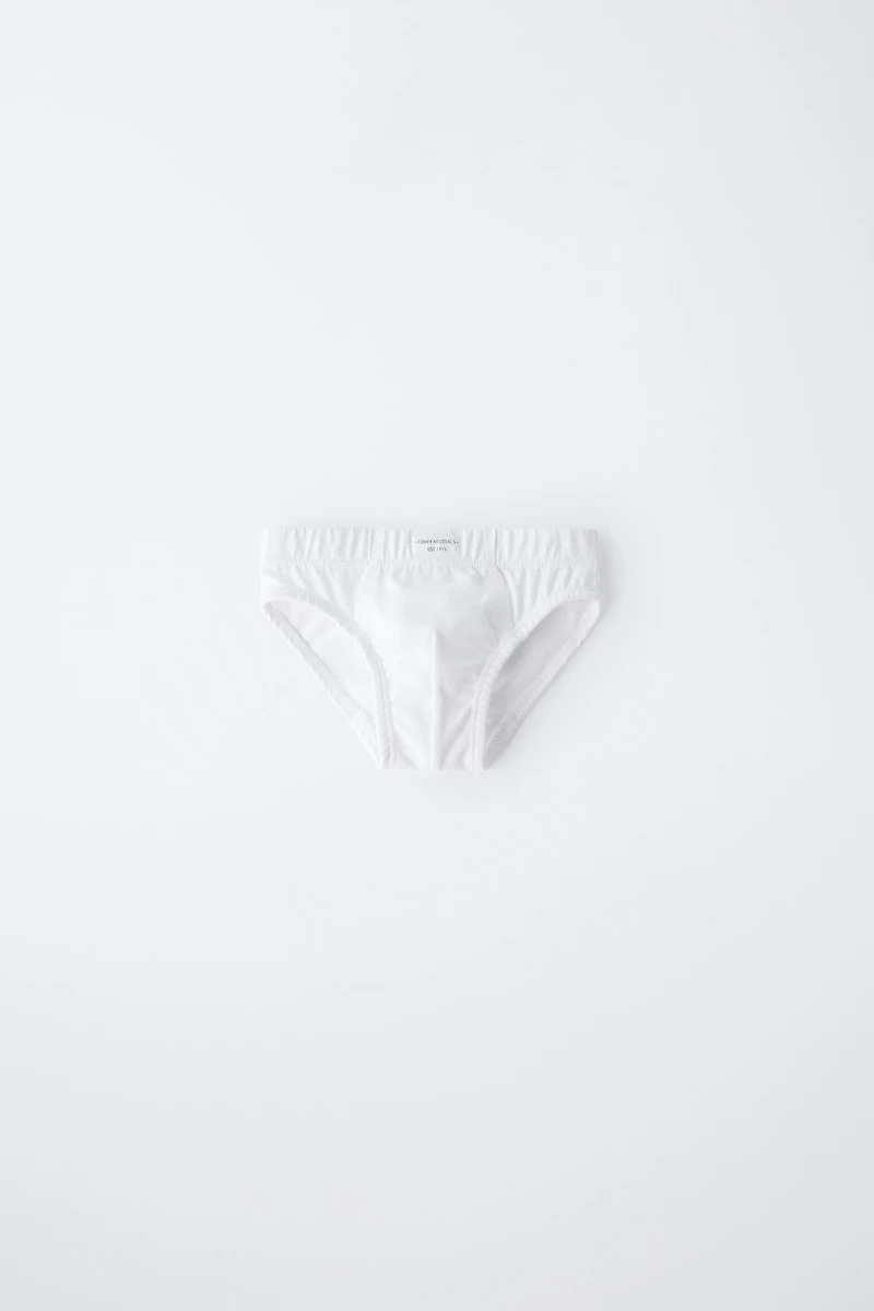 1 1/2-6 YEARS/ THREE-PACK OF PLAIN UNDERWEAR WITH LABEL