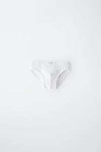 1 1/2-6 YEARS/ THREE-PACK OF PLAIN UNDERWEAR WITH LABEL