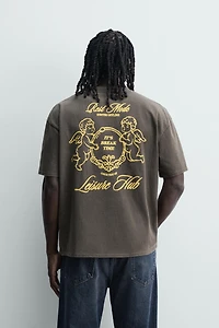 WASHED PRINT RELAXED FIT T-SHIRT