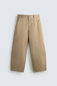 PANTALON WIDE FIT CROPPED