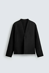 COTTON-LINEN SUIT BLAZER