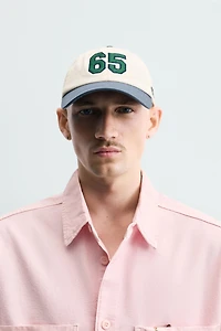 CONTRAST EMBROIDERED CAP