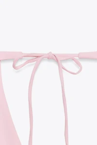 HALTER GODET SHORT DRESS