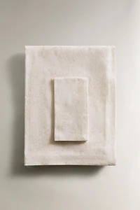 CHRISTMAS FRAMED FLORAL COTTON TABLECLOTH